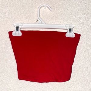 Red XS tube top H&M
